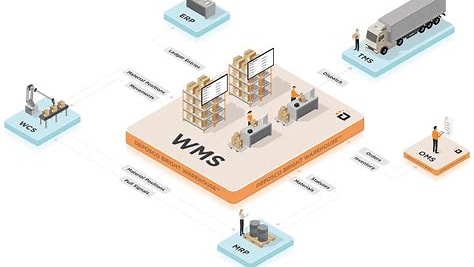 Infographic showing benefits of WMS software UK